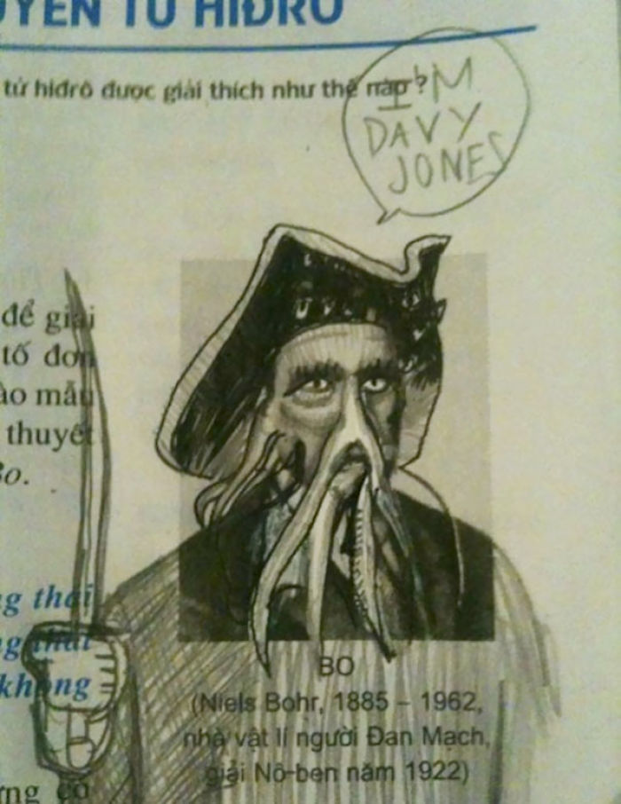 86 Examples Of Genius Textbook Vandalism By Bored Students That Can Almost Be Forgiven