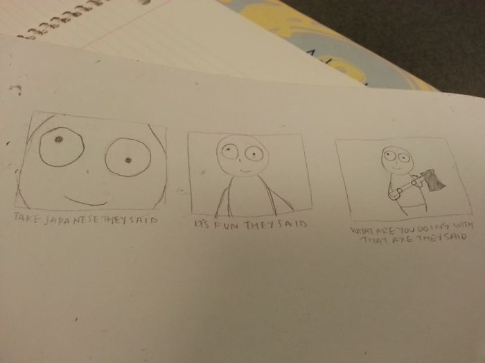 86 Examples Of Genius Textbook Vandalism By Bored Students That Can Almost Be Forgiven