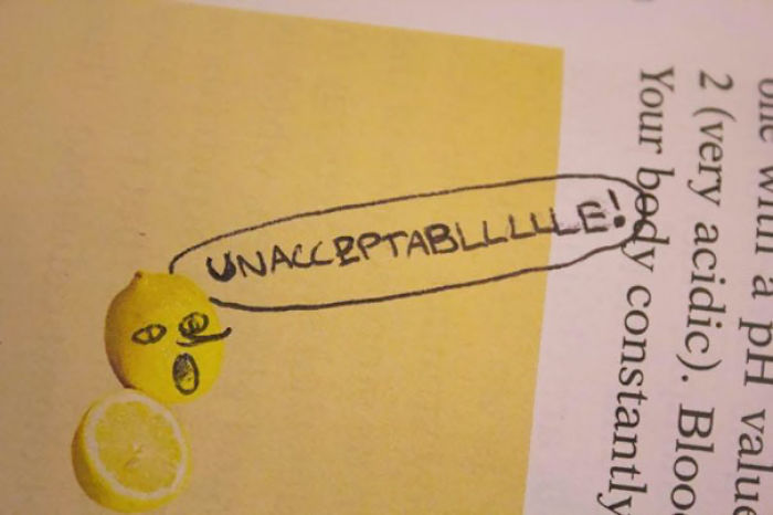 86 Examples Of Genius Textbook Vandalism By Bored Students That Can Almost Be Forgiven