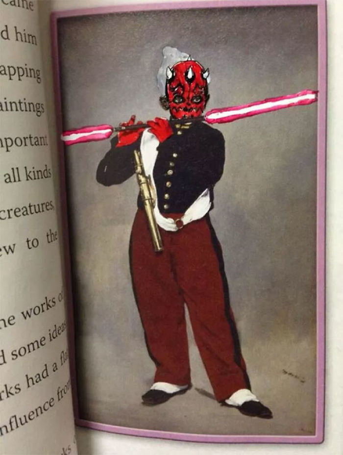 86 Examples Of Genius Textbook Vandalism By Bored Students That Can Almost Be Forgiven