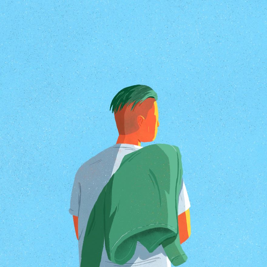 For 100 Days, I Illustrated People In Exchange For Their Secrets For 100 Days, I Illustrated People In Exchange For Their Secrets