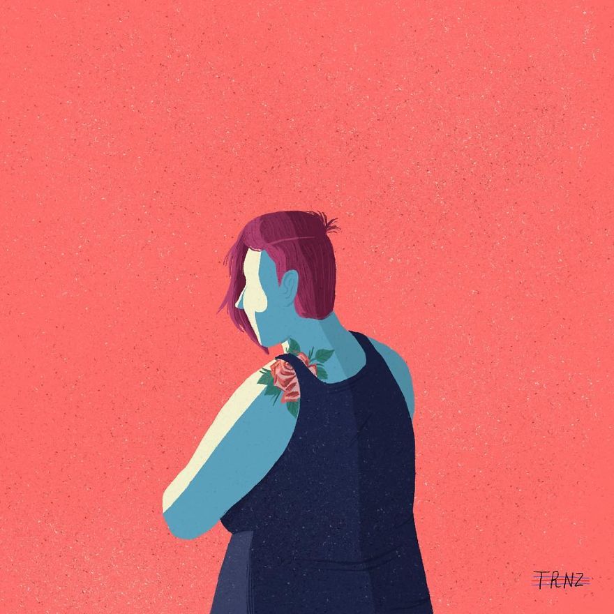 For 100 Days, I Illustrated People In Exchange For Their Secrets For 100 Days, I Illustrated People In Exchange For Their Secrets