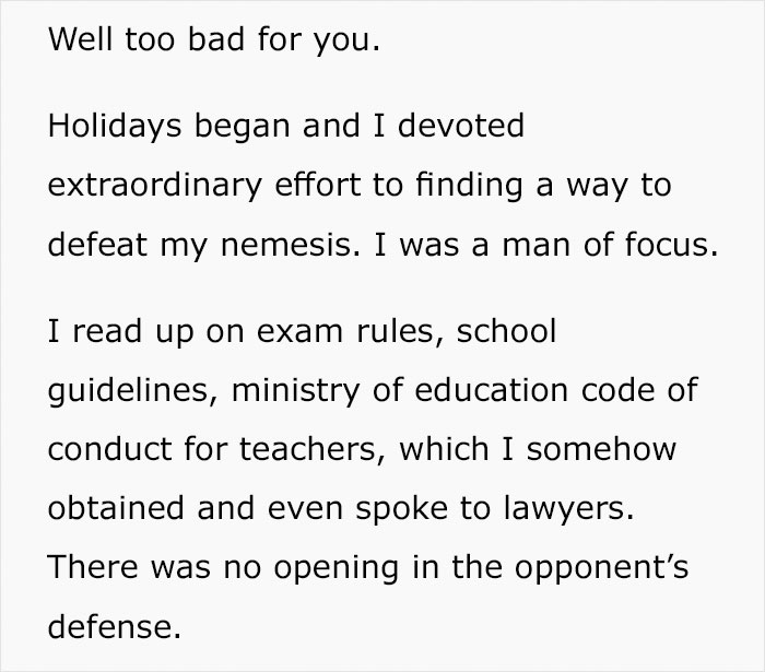 Teacher Refuses To Lend Student A Pen During Exam, So He Plans Brutal Revenge That Gets His Teacher Fired Teacher Refuses To Lend Student A Pen During Exam, So He Plans Brutal Revenge That Gets His Teacher Fired