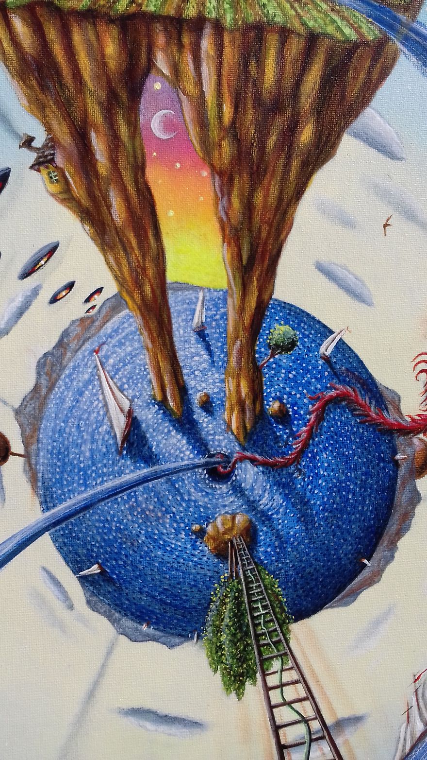 Enjoy A Trippy Ride For Your Mind With My Paintings