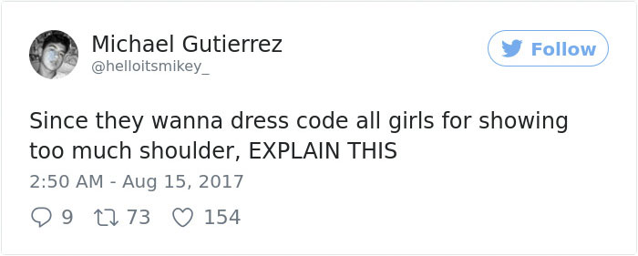 After This Sexist High School Sent 20+ Girls Home For Dress Code Violation, Boys Had A Perfect Response