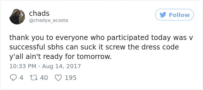 After This Sexist High School Sent 20+ Girls Home For Dress Code Violation, Boys Had A Perfect Response