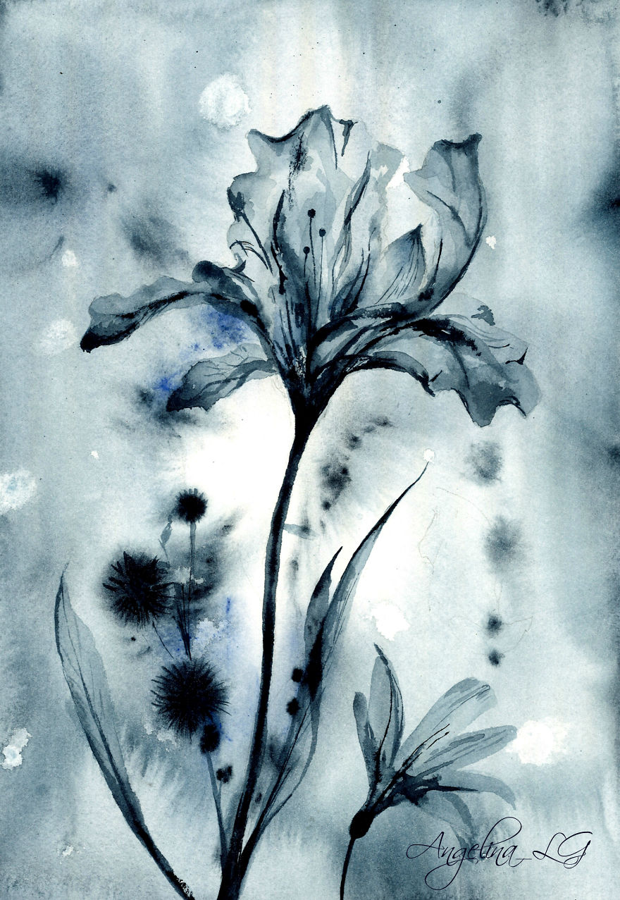 Radiography In My Watercolor Paintings