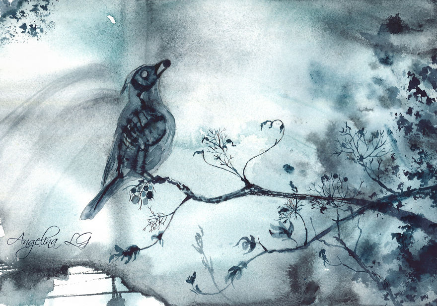 Radiography In My Watercolor Paintings