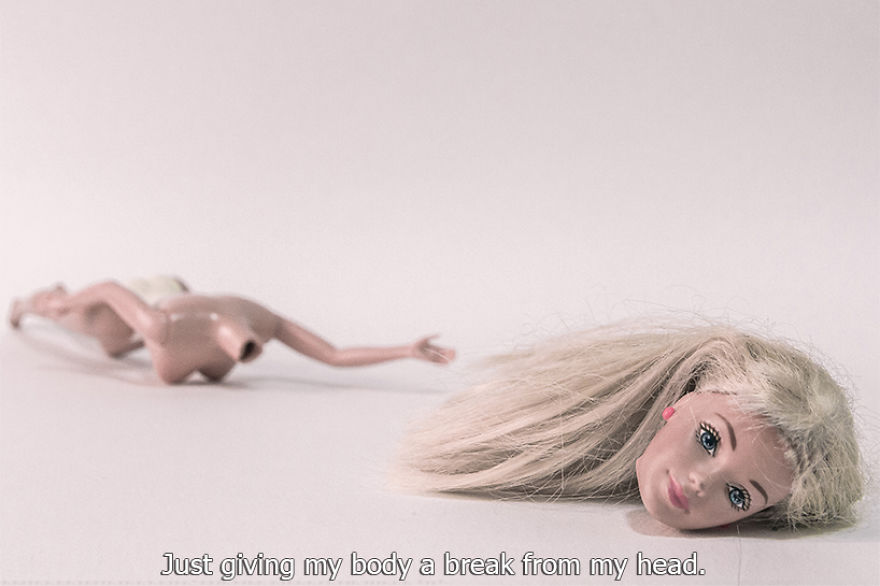 I Take Pictures Of Barbies To Highlight Issues On Mental Health And Societal Pressures I Take Pictures Of Barbies To Highlight Issues On Mental Health And Societal Pressures