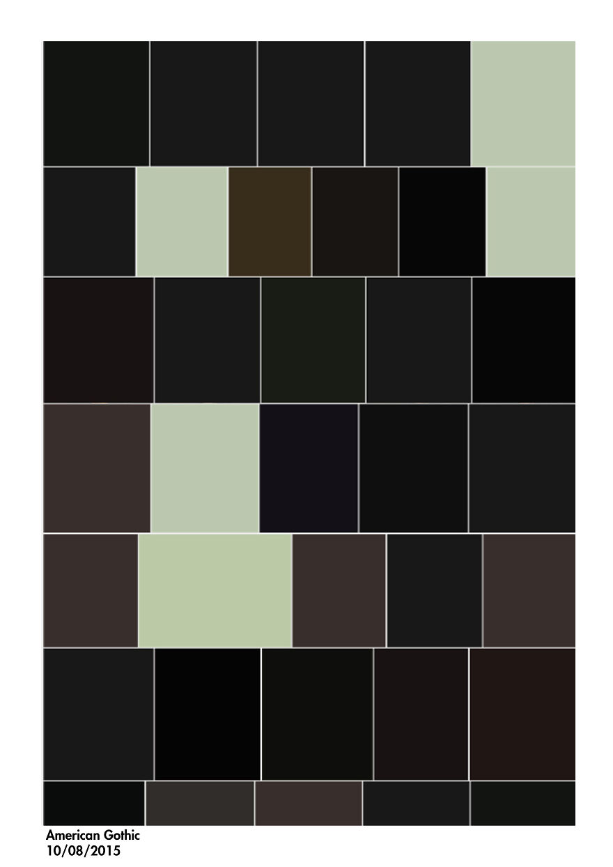 I Made Poster From Dominant Color Of Each Image Of A Google Image Search I Made Poster From Dominant Color Of Each Image Of A Google Image Search