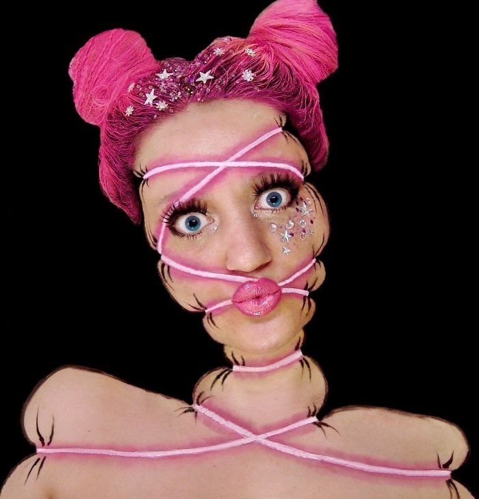 I Spend Up To 12 Hours To Create These Twisted Illusions On My Face I Spend Up To 12 Hours To Create These Twisted Illusions On My Face