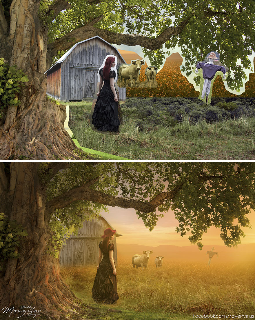 Before And After: I Create Fantasy-Like Photo Manipulations Before And After: I Create Fantasy-Like Photo Manipulations