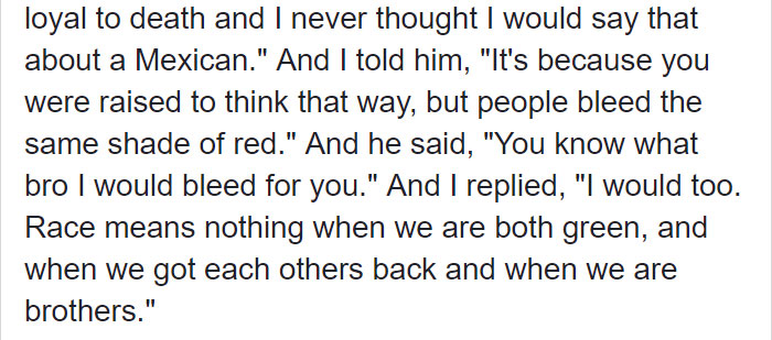 Man Who Hated Blacks And Mexicans Joins Army, And His Conversation With Fellow Mexican Soldier Goes Viral