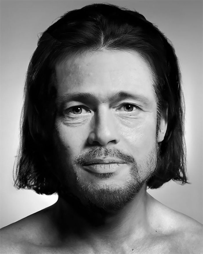 The Impressive Portraits Of Celebrities Made From Pieces Of The Face Of Ordinary People The Impressive Portraits Of Celebrities Made From Pieces Of The Face Of Ordinary People