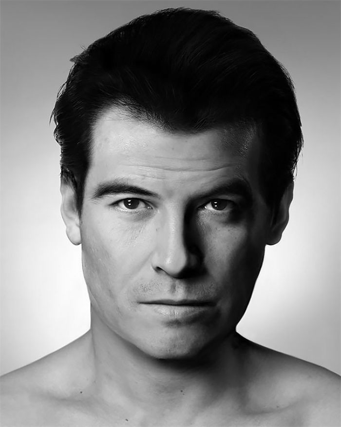 The Impressive Portraits Of Celebrities Made From Pieces Of The Face Of Ordinary People The Impressive Portraits Of Celebrities Made From Pieces Of The Face Of Ordinary People