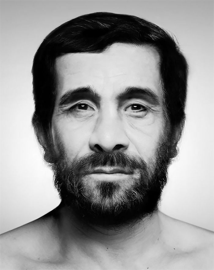 The Impressive Portraits Of Celebrities Made From Pieces Of The Face Of Ordinary People The Impressive Portraits Of Celebrities Made From Pieces Of The Face Of Ordinary People