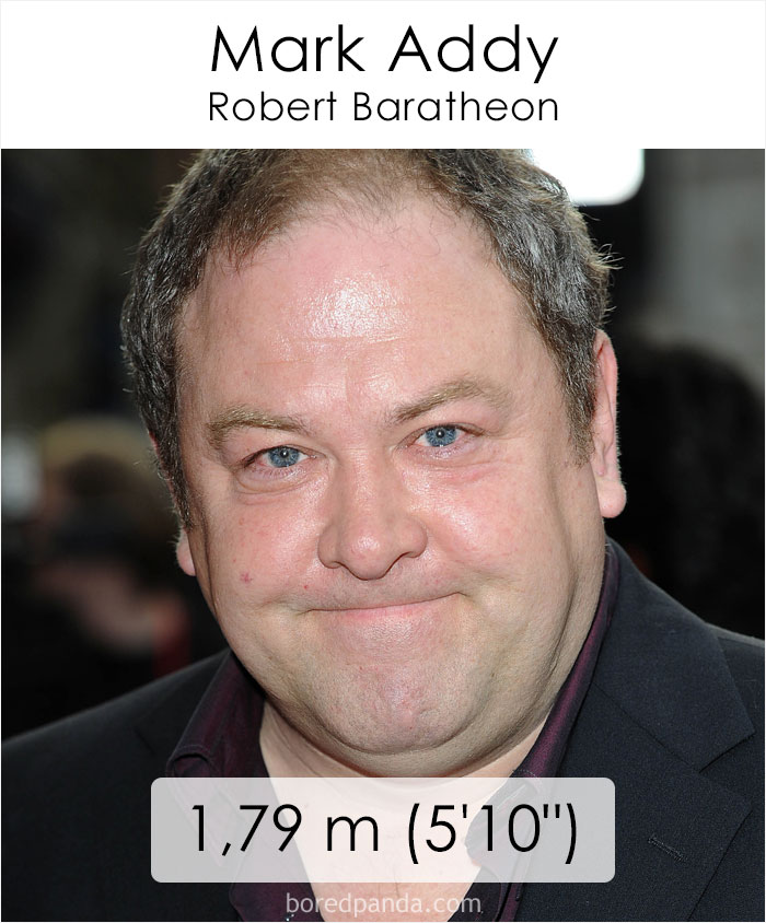 ‘Game Of Thrones’ Characters Ordered From Smallest To Tallest May Surprise You ‘Game Of Thrones’ Characters Ordered From Smallest To Tallest May Surprise You