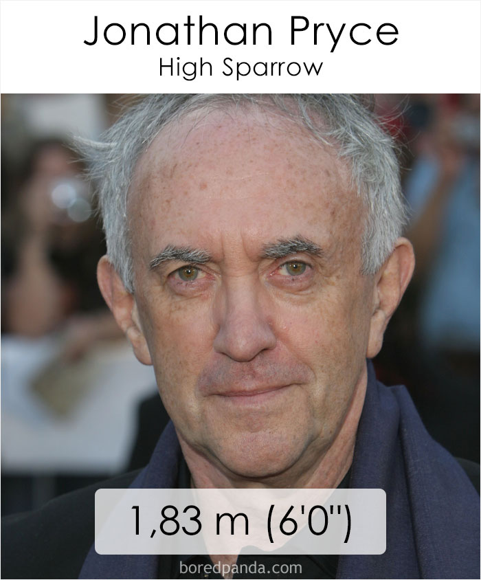 ‘Game Of Thrones’ Characters Ordered From Smallest To Tallest May Surprise You ‘Game Of Thrones’ Characters Ordered From Smallest To Tallest May Surprise You