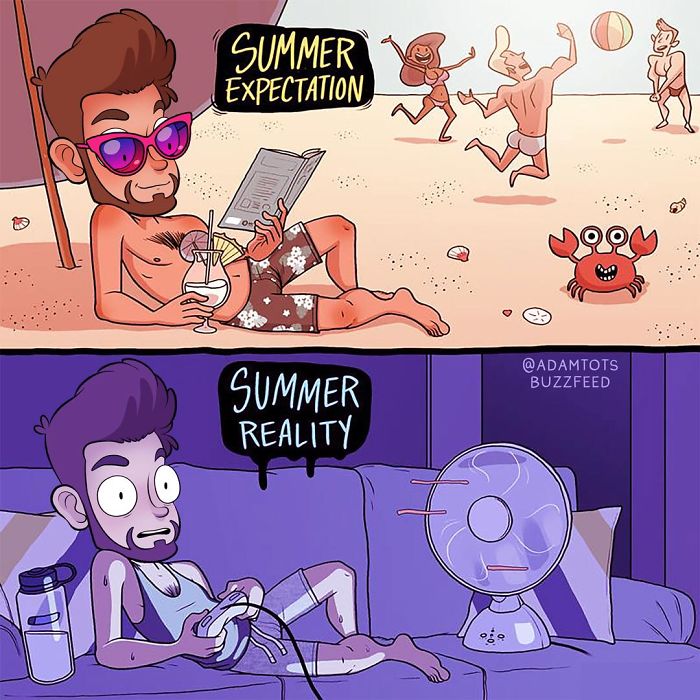 132 Funny Comics About Summer Problems That Almost Everyone Will Relate To 132 Funny Comics About Summer Problems That Almost Everyone Will Relate To