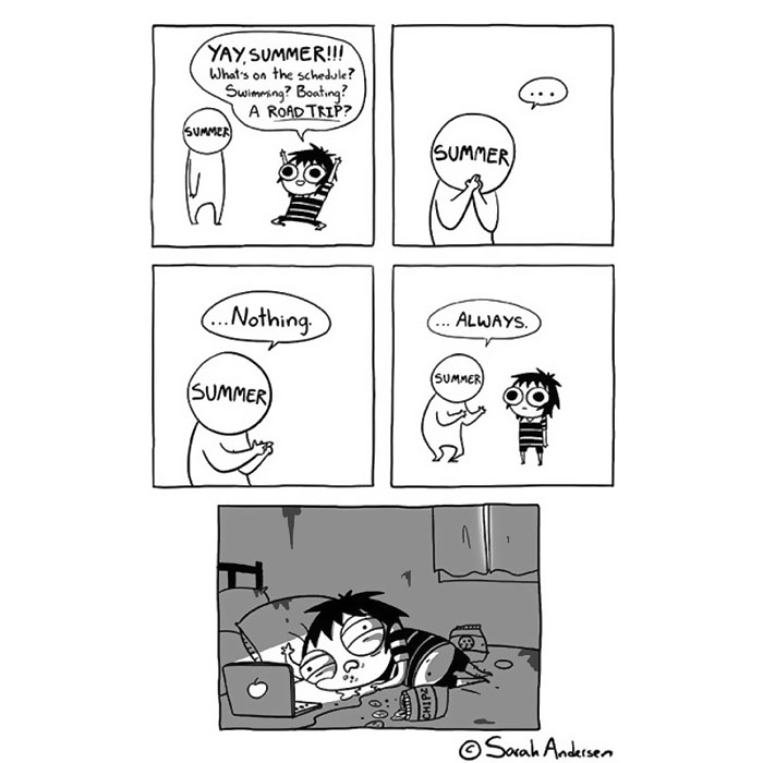 132 Funny Comics About Summer Problems That Almost Everyone Will Relate To 132 Funny Comics About Summer Problems That Almost Everyone Will Relate To