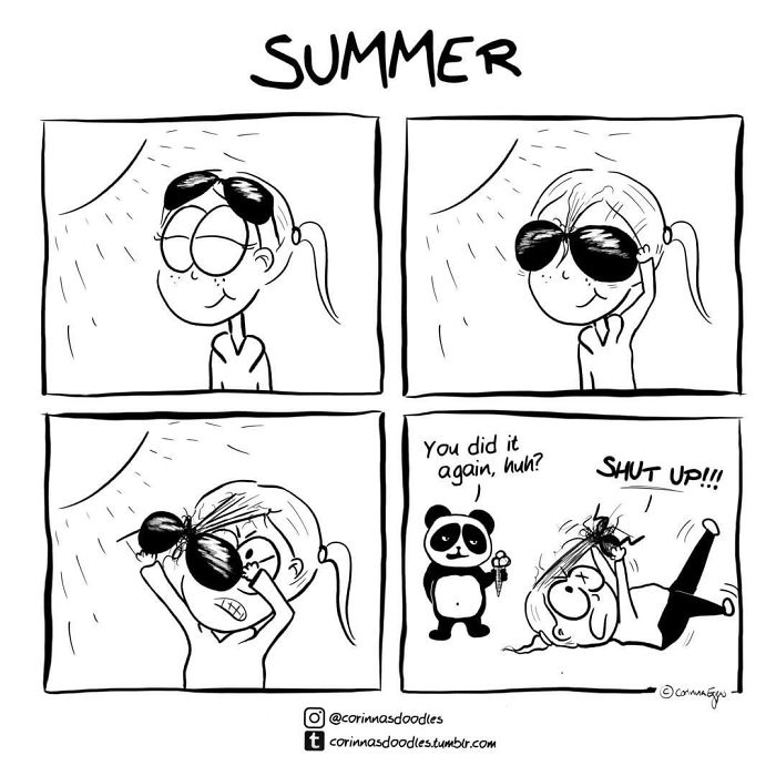 132 Funny Comics About Summer Problems That Almost Everyone Will Relate To 132 Funny Comics About Summer Problems That Almost Everyone Will Relate To