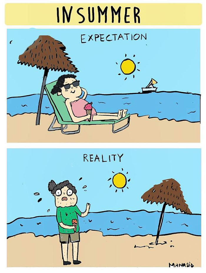132 Funny Comics About Summer Problems That Almost Everyone Will Relate To 132 Funny Comics About Summer Problems That Almost Everyone Will Relate To