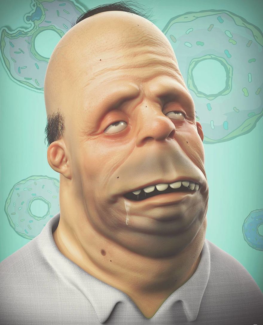 This Artist Shows How Pop Culture Icons Would Look In Real Life, And It Will Give You Nightmares