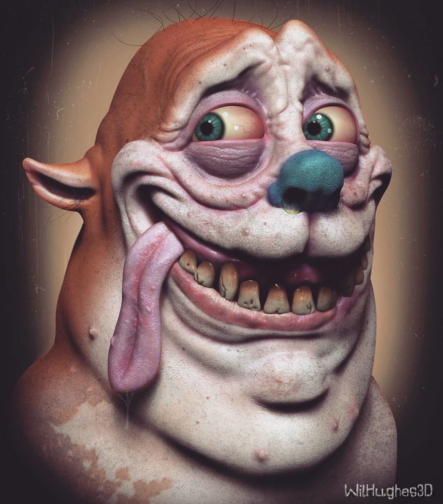 This Artist Shows How Pop Culture Icons Would Look In Real Life, And It Will Give You Nightmares