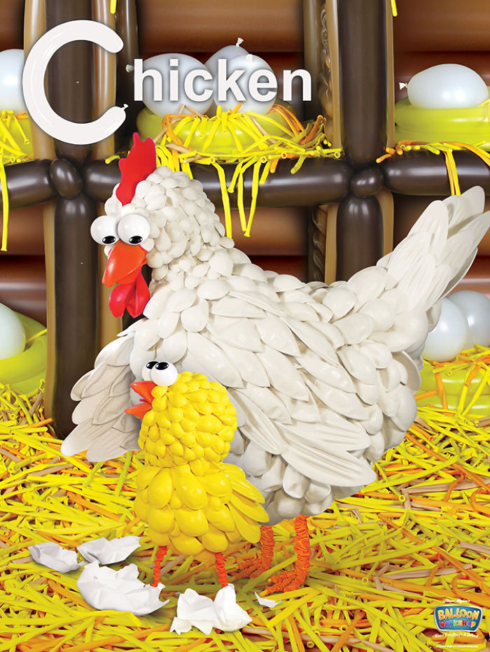 I Created Kid&#8217;s Abc Book With  Balloon Animals Like You&#8217;ve Never Seen (26 Images)