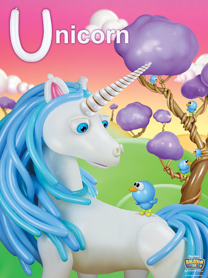 I Created Kid&#8217;s Abc Book With  Balloon Animals Like You&#8217;ve Never Seen (26 Images)