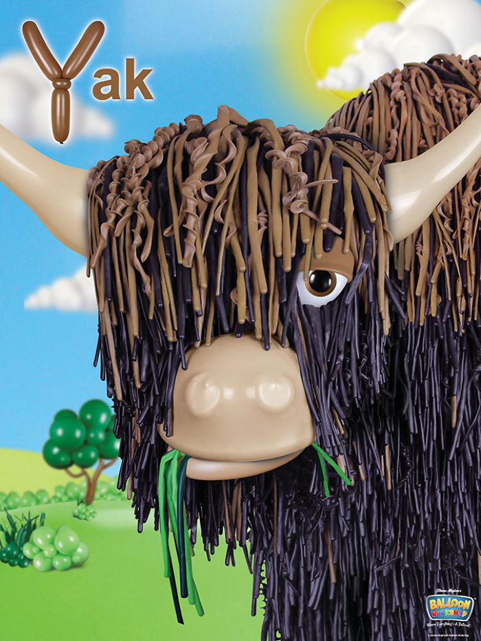 I Created Kid&#8217;s Abc Book With  Balloon Animals Like You&#8217;ve Never Seen (26 Images)