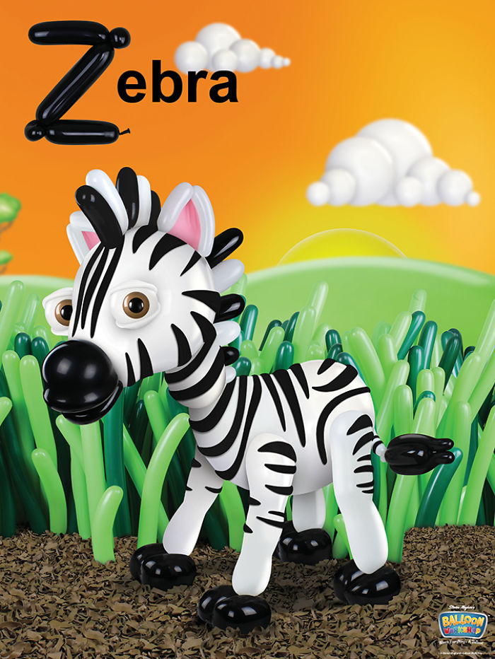 I Created Kid&#8217;s Abc Book With  Balloon Animals Like You&#8217;ve Never Seen (26 Images)