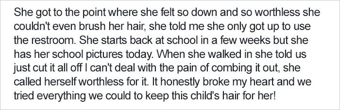 Hairdresser Refuses To Shave Depressed Teen’s Hair, Spends 13 Hours Fixing It Hairdresser Refuses To Shave Depressed Teen’s Hair, Spends 13 Hours Fixing It