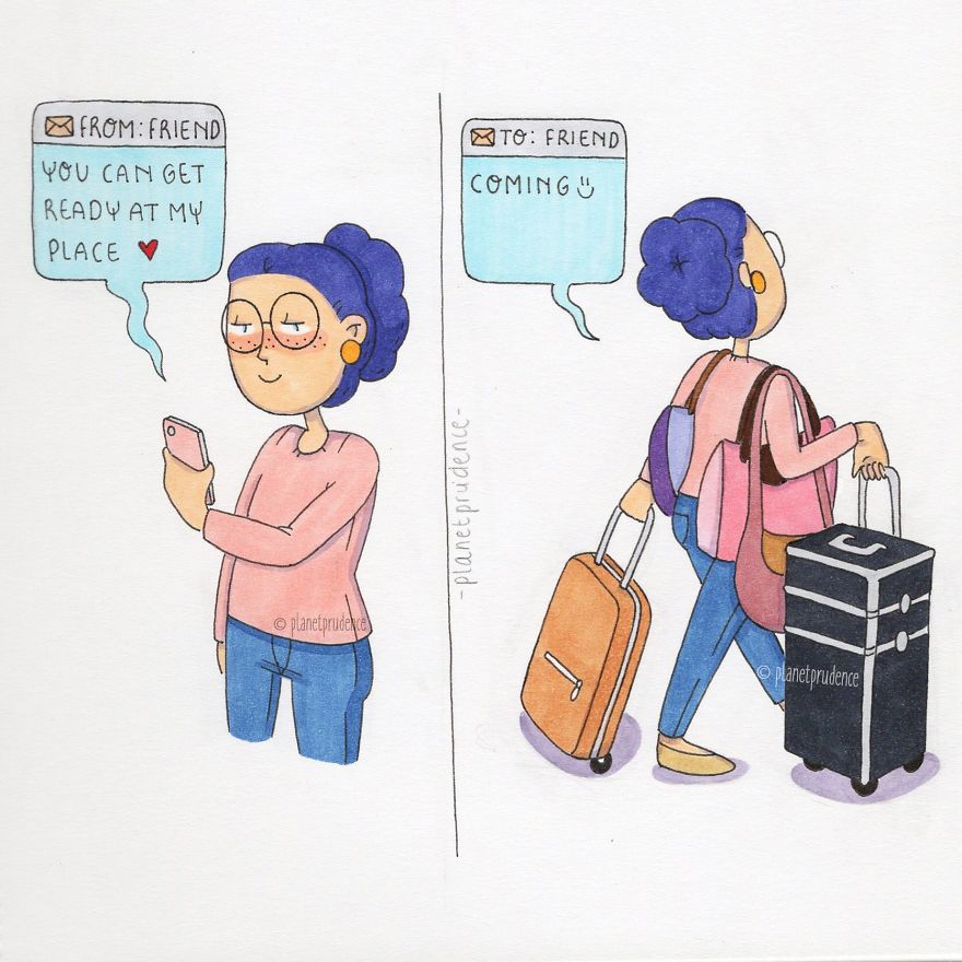 Relatable Everyday Girls Problems Illustrated In Cute And Funny Comics