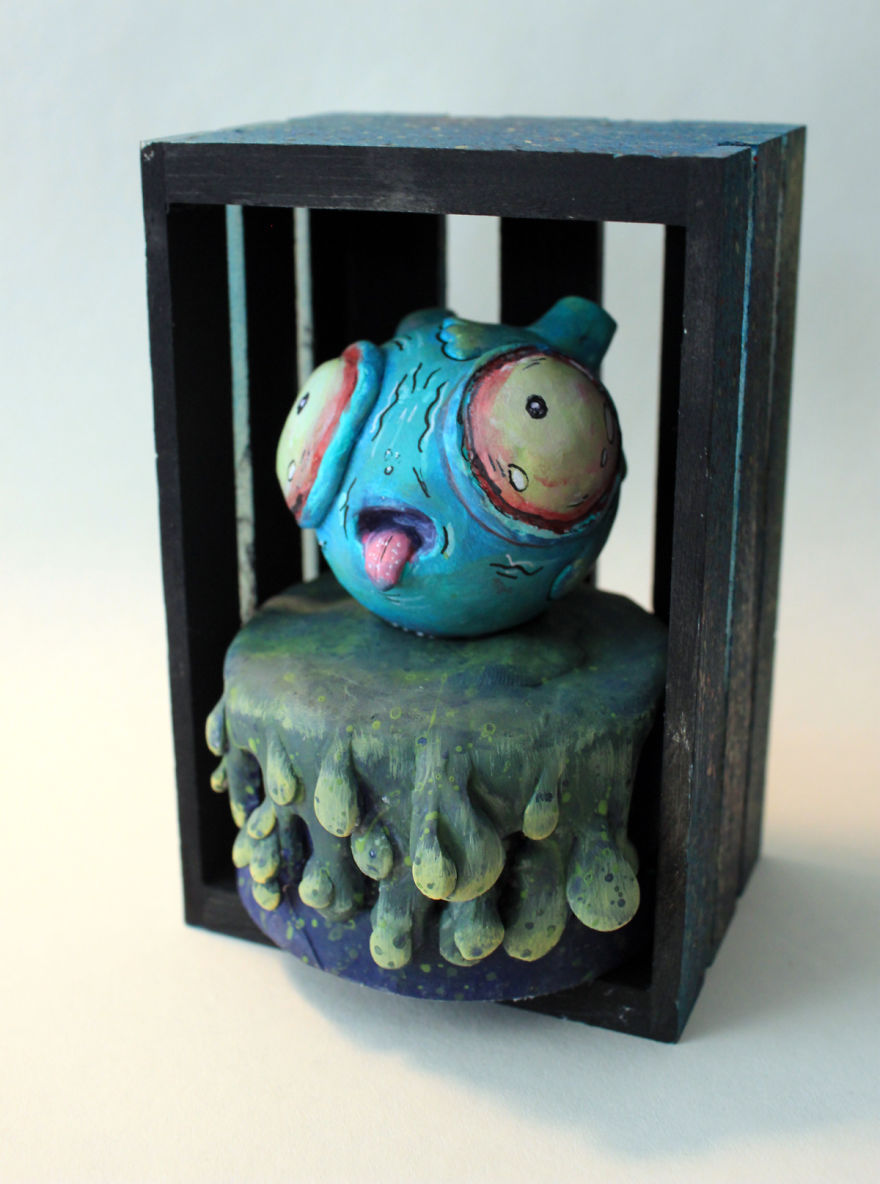 My Girlfriend Sculpted These Little Creatures To Help Cope With Worrisome Health Issues My Girlfriend Sculpted These Little Creatures To Help Cope With Worrisome Health Issues