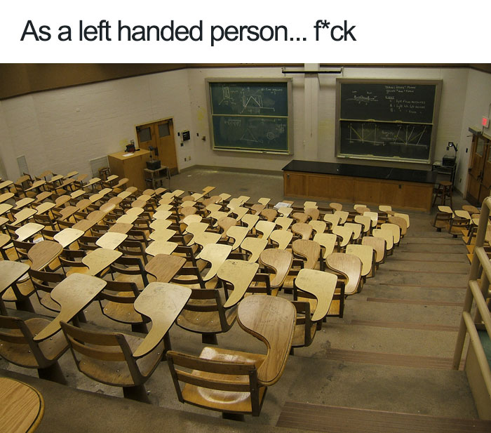 40 Pics That Reveal The Horrors Of Being Left-Handed 40 Pics That Reveal The Horrors Of Being Left-Handed