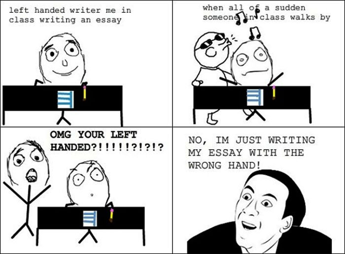 40 Pics That Reveal The Horrors Of Being Left-Handed 40 Pics That Reveal The Horrors Of Being Left-Handed