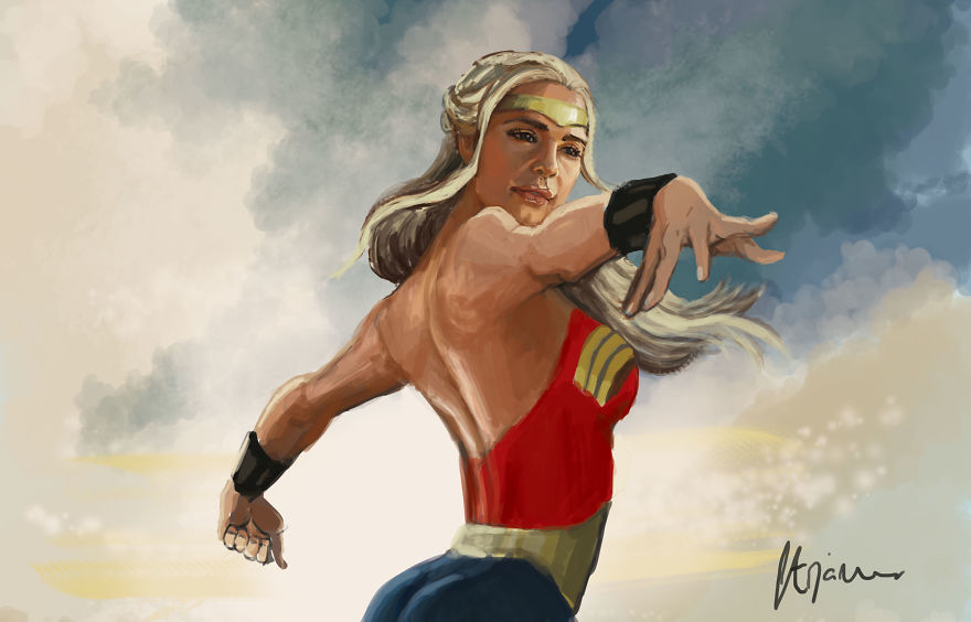 I Illustrated Daenerys Targaryen As Wonder Woman I Illustrated Daenerys Targaryen As Wonder Woman