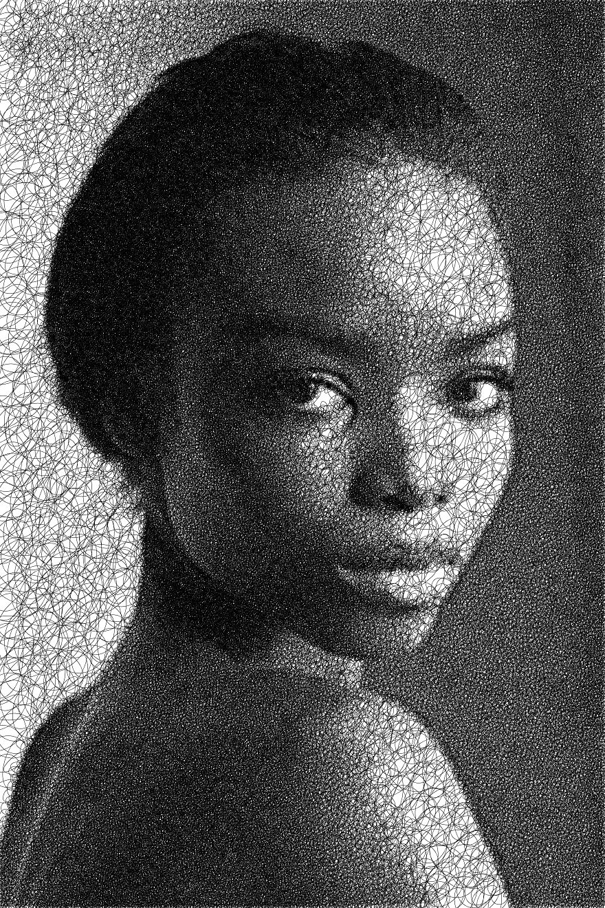 I Wrote An Algorithm That Scribbles Drawings Using A Single Line I Wrote An Algorithm That Scribbles Drawings Using A Single Line