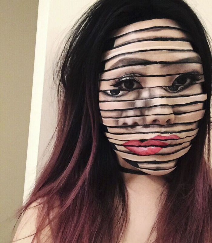 Woman Gives Up Teaching To Create Optical Illusions With Makeup, And It&#8217;s Messing With Our Minds