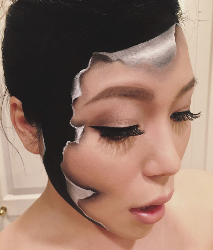 Woman Gives Up Teaching To Create Optical Illusions With Makeup, And It&#8217;s Messing With Our Minds