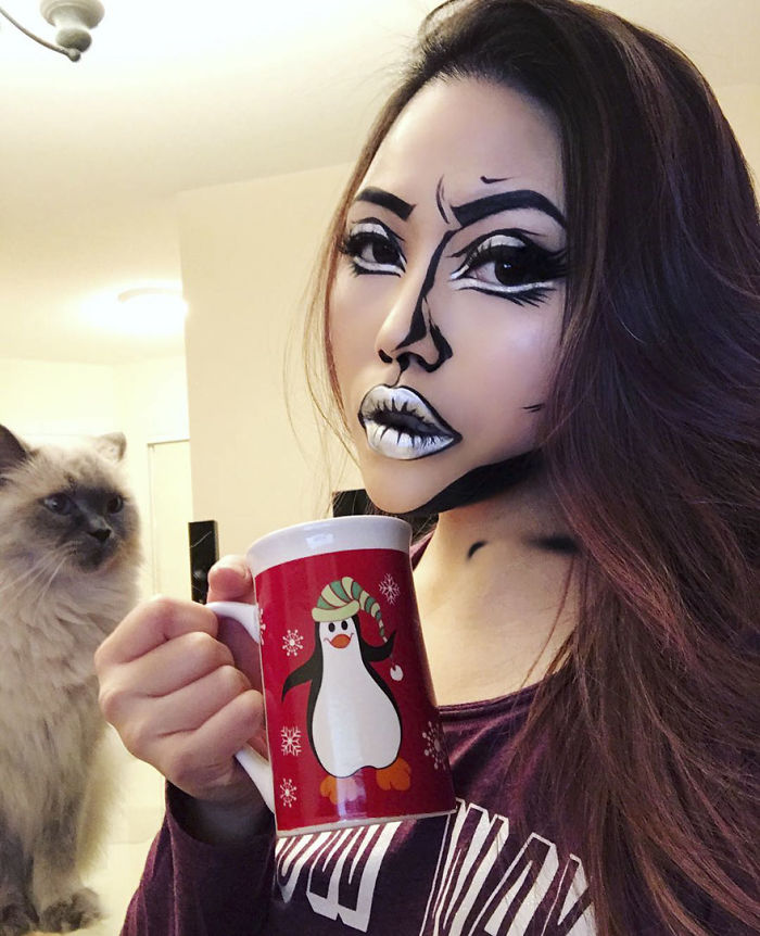 Woman Gives Up Teaching To Create Optical Illusions With Makeup, And It&#8217;s Messing With Our Minds