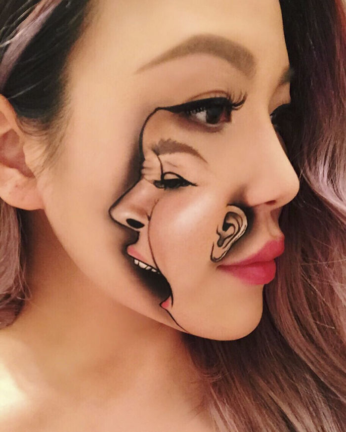 Woman Gives Up Teaching To Create Optical Illusions With Makeup, And It&#8217;s Messing With Our Minds