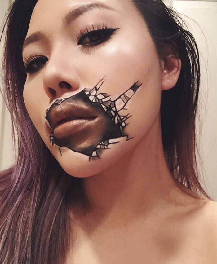 Woman Gives Up Teaching To Create Optical Illusions With Makeup, And It&#8217;s Messing With Our Minds