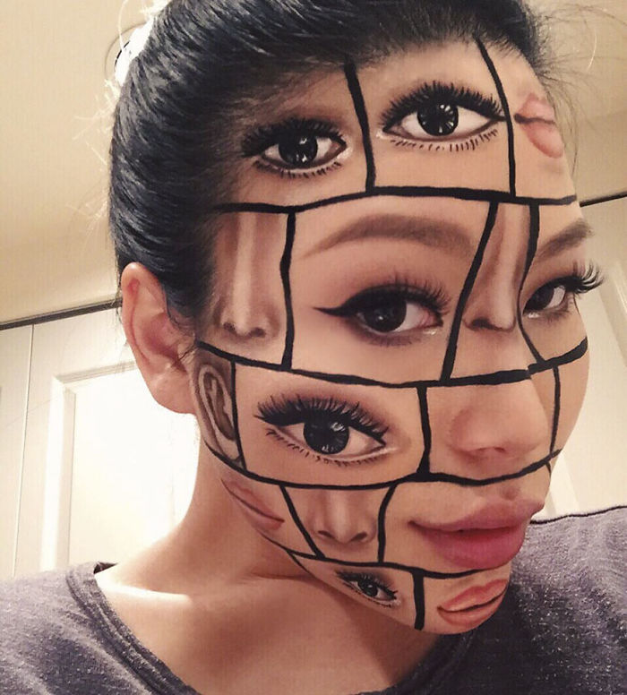 Woman Gives Up Teaching To Create Optical Illusions With Makeup, And It&#8217;s Messing With Our Minds