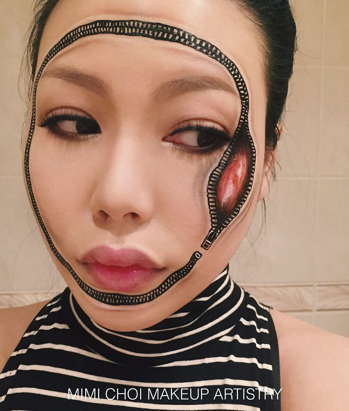 Woman Gives Up Teaching To Create Optical Illusions With Makeup, And It&#8217;s Messing With Our Minds