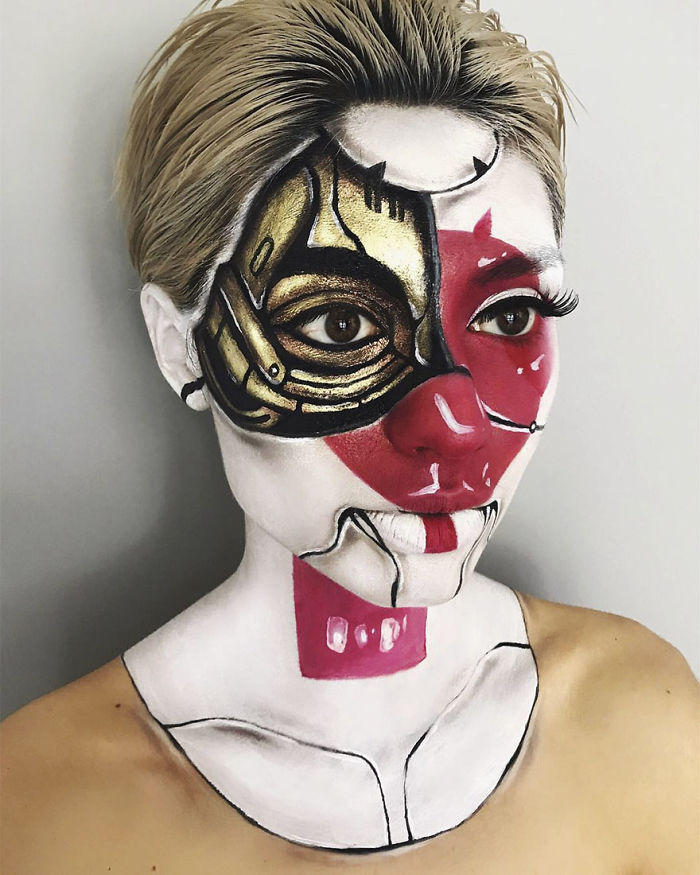 Woman Gives Up Teaching To Create Optical Illusions With Makeup, And It&#8217;s Messing With Our Minds