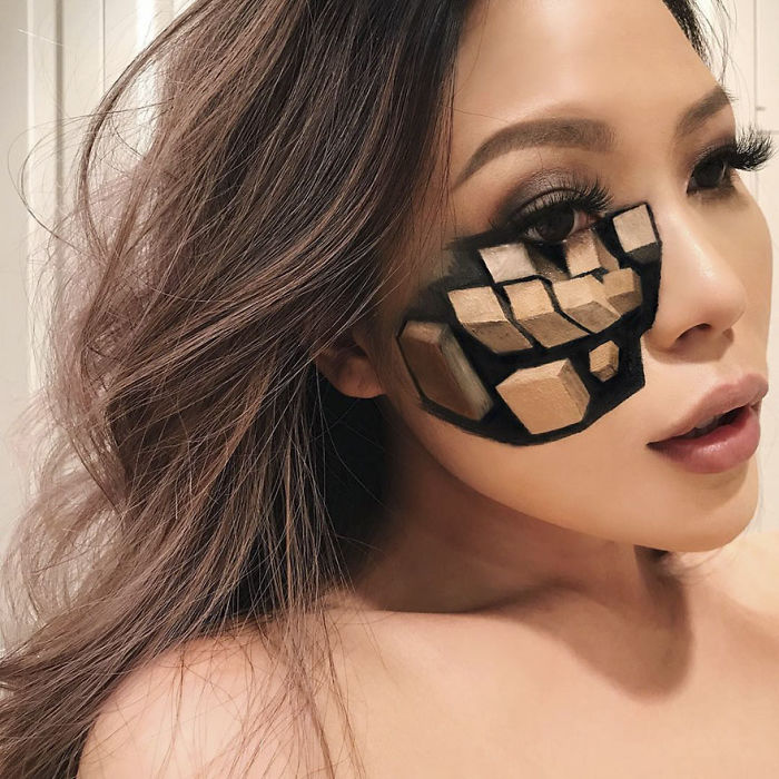 Woman Gives Up Teaching To Create Optical Illusions With Makeup, And It&#8217;s Messing With Our Minds