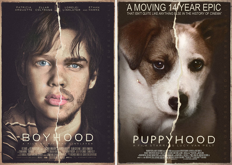 I Photoshop My Dog Into Movie Posters