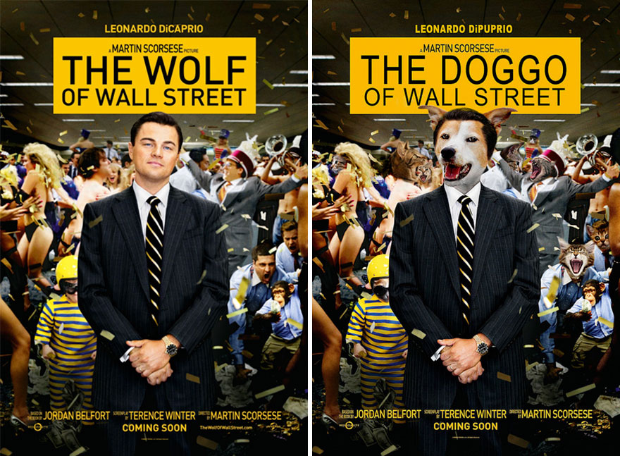 I Photoshop My Dog Into Movie Posters
